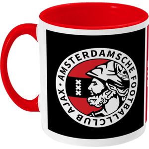 Ajax Mok - AFCA Griekse Krijger - Koffiemok - Amsterdam - 020 - Voetbal - Beker - Koffiebeker - Theemok - Rood - Limited Edition