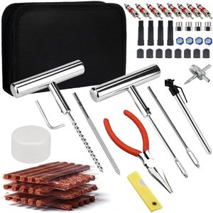 Solacis Bandenreparatieset Auto - Bandenreparatiekit - Proppenset - Bandenreparatieset - Banden Reparatieset Auto - Must Have Voor In De Auto!