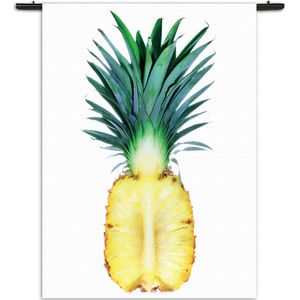 Mezo Wandkleed Pineapple Doorsnee 02 Rechthoek Verticaal M (125 X 90 CM) - Wandkleden - Met roedes