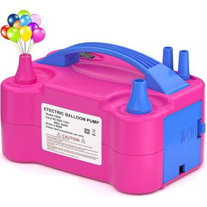 Balloon Pump 600W 110V Electric Balloon Pump Portable Electric Inflator Balloon Air Pump-2 Tying Tools Balloon Blower for Party Decoration