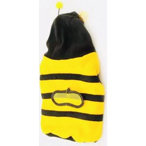 Bijen kostuum voor hondjes - Verkleed kleding voor dieren - Bijen pakje voor honden - Maat S