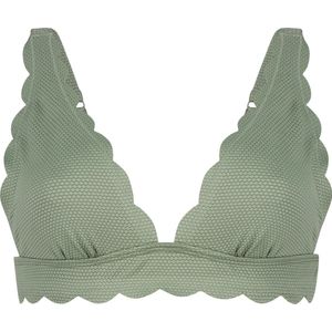 Hunkemoller Scallop triangle Dames Bikinitopje - Maat S