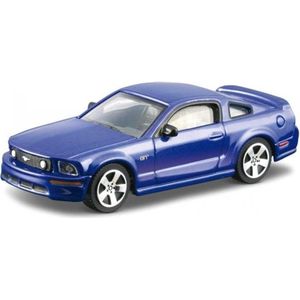 Bburago Ford MUSTANG GT blauw schaalmodel 1:43