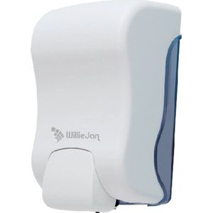 WillieJan zeepdispenser Alicate – Professionele kwaliteit – Wit – 875 ml – Geschikt voor openbare ruimten