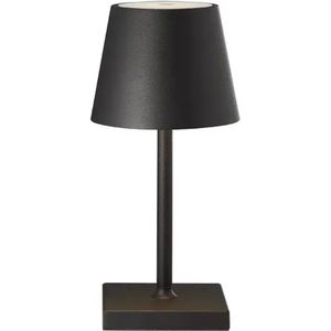 Tafellamp Oplaadbaar – Draadloos en dimbaar – Touch lamp – Nachtlamp Slaapkamer – 26 cm – Zwart