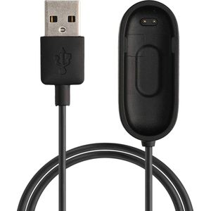 kwmobile USB-oplaadkabel geschikt voor Xiaomi Mi Band 4 kabel - Laadkabel voor smartwatch - in zwart
