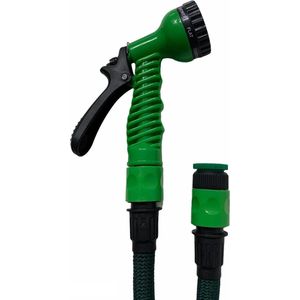 Ultra sterk Durable Expandable Hose - Tuinslang – 15M – Donker Groen kleur