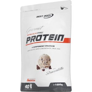Gourmet Premium Pro Protein 1kg STRACCIATELLA - time-released eiwit met een matrix van whey, melk en ei-eiwit | Best Body