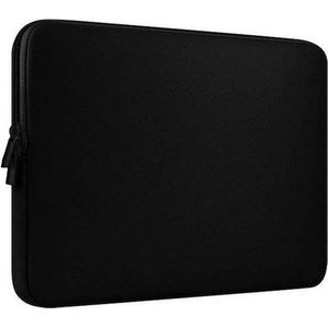 Tech Supplies - Neopreen Soft Laptop Sleeve 14 Inch 33 x 26 cm (Lxh)- 14"" laptopsleeve - oa voor Apple Macbook Air / Pro - laptophoes - Zwart
