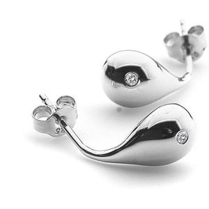 Mirage Vogue Silver Drop Earrings
