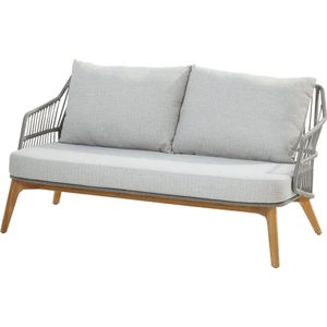 4-Seasons Sempre loungebank - Teak/Silver Grey