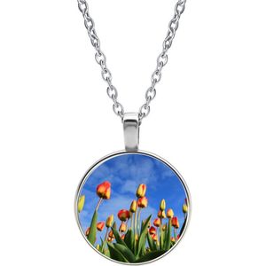 Ketting Glas - Tulpen
