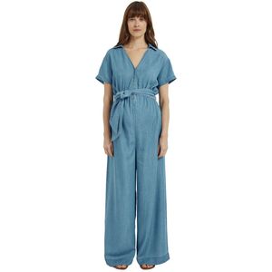 Vertbaudet Ruime jumpsuit met korte mouwen voor zwangerschap en borstvoeding in lyocell