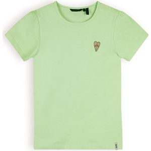 Meisjes t-shirt basic - Kono - Spring groen