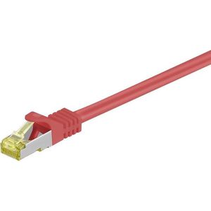Danicom Cat7 S/FTP (PIMF) patchkabel / internetkabel 1,50 meter rood - netwerkkabel