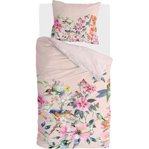 Byrklund Dekbedovertrek Feel Flourish - 140x220 - 100% Katoen - Roze