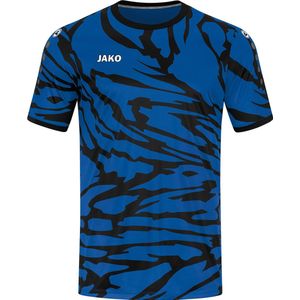 JAKO Shirt Animal Korte Mouw Kind Royal-Zwart Maat 164