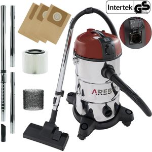 AREBOS Stofzuiger 1300W - Stofzuiger Zonder Zak - Stofzuiger met Zak - Vacuum Cleaner - Alleszuiger - Stof- en waterzuigers 30L