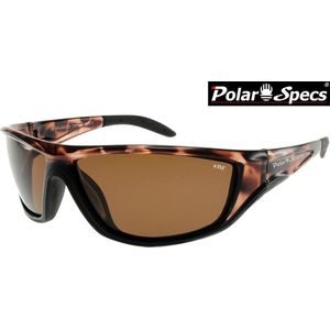 Polar Specs® Polariserende Zonnebril Vortex Sport PS9052 – Tortoise Brown – Polarized Brown – Medium – Unisex