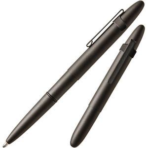 Bullet Space Pen, Armor Black met Ultrasterke Cerakote Coating met Clip (#400H-190-BCL)