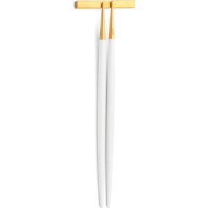 Goa - Wit/Goud - Chopsticks set  // Cutipol (2 paar)