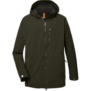 STOY heren softshell jas - winter softshell jas heren - 39808 - donker groen - maat 3XL