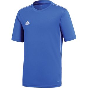 adidas Core18 Jersey Junior Sportshirt - Maat 128  - Unisex - blauw