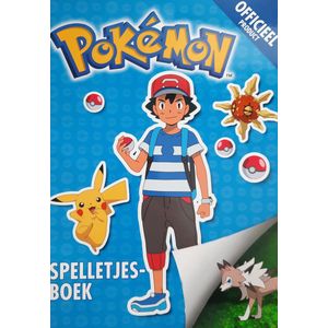 Pokémon Spelletjesboek 2022 - Blauw - Vakantie doe boek - Zomervakantie - Pikachu