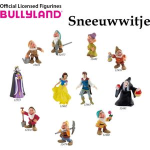 Bullyland - Disney Sneeuwwitje Speelset - Taarttoppers - 11 Speelfiguurtjes (+/- 6-11 cm)