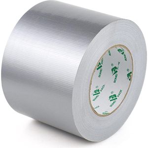 Duct Tape Zilver Waterdicht 100 mm x 50 m voor reparaties Textieltape Extra sterke Duct Tape Waterdichte tape