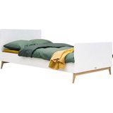 Bopita Paris twinbed 120x200 - Wit/Eiken