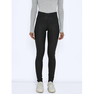 NOISY MAY NMCALLIE HW SKINNY COATED PANTS NOOS Dames Broek - Maat S