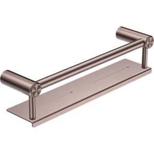 Owen & Finch Care Planchet Met Handgreep Brushed Satin Bronze | Geborsteld Satijn Brons | Rosé Gold PVD (OFCR2512cBZ)