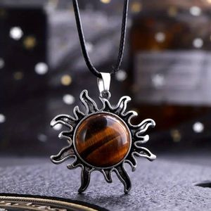 Tijgeroog - Natuurlijke zonnen kristallen ketting - geboorte steen - zon - spiritueel