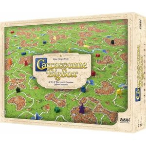 Z-Man Games | Carcassonne: Big Box - Nieuwe editie | Bordspel | Van 7 jaar oud | 2 tot 6 spelers | 35 minuten en français