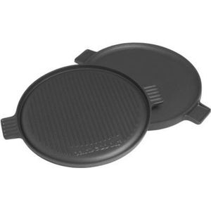 Barbecook - BBQ grillplaat - Gietijzer - Ø35 cm - Zwart