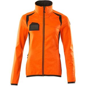 Mascot Accelerate Safe Fleecetrui met rits 19453-316 - hi-vis oranje/donkerantraciet - M