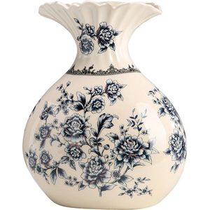 Chinese blauw-witte ijsgebarsten keramische vaas/creatieve woninginrichting/decoratie/vakantiecadeaus 22*11*26.5CM