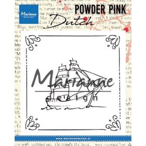 Marianne Design stempel Powder Pink - Zeilboot PP2806 82x82 milimeter