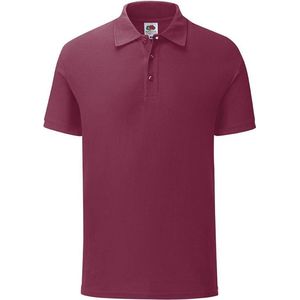 Fruit of the Loom Heren Getailleerd Polo Shirt (Bourgondië)