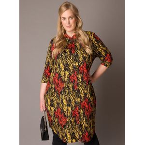 COLLETTA jurk print blouse look