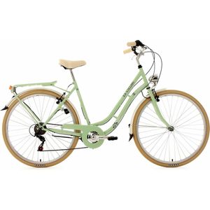 Ks Cycling Fiets 28 inch dames-citybike Casino met 6 versnellingen groen - 54 cm