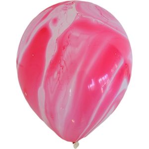 Marmer Ballonnen - Roze (10 stuks / 30 CM)