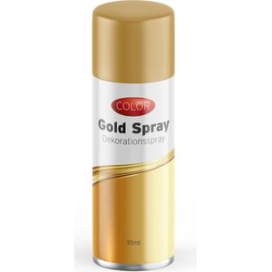 Decoratie spray goud/goudspray 111 ml - spuitbus goud