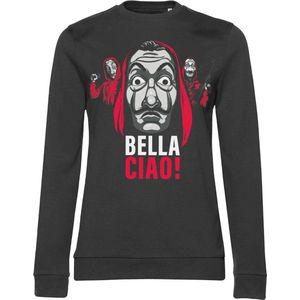 La Casa De Papel Sweater/trui -L- Bella Ciao! Zwart