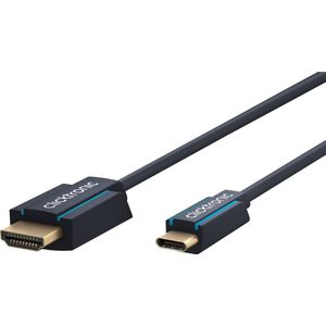 Clicktronic USB-C naar HDMI kabel - 4K 60Hz - 2 meter - Zwart