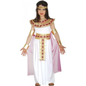 Fiestas Guirca Verkleedjurk Cleopatra Polyester Wit Mt 110/116