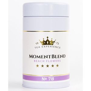 MomentBlend BEACH FLOWERS - Zwarte Thee - Luxe Thee Blends - 125 gram losse thee