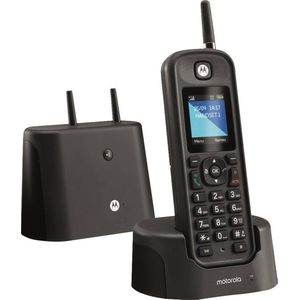 Motorola O201 DECT draadloze analoge Hands-free, Outdoor, waterdicht, schokbestendig Zwart