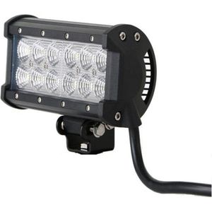 LED SPOT - 12 x 3 watt - front light - WIT - OFF-ROAD - Rectangle - 36W